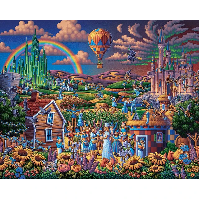 5d Diamond Painting Wizard Oz, Wizard Oz Decor