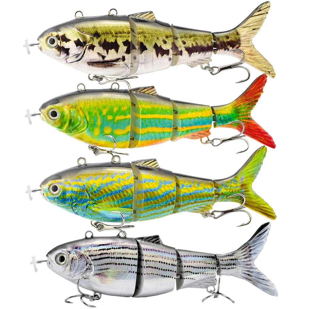 Electric Wobbler Crankbait Artificial Auto Fishing Bionic Baits Fishing Tackle