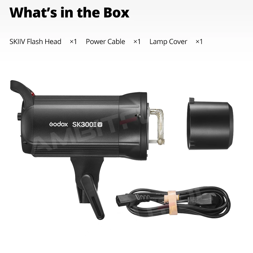 Godox SK300IIV SK400IIV SK300II-V SK400II-V 2.4G X System Professional Compact Studio Flash for Photography Studio Stream 6