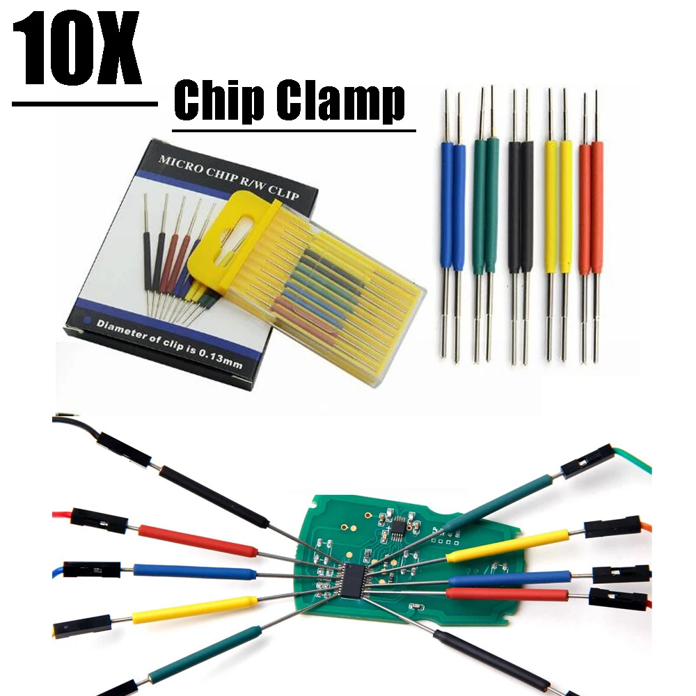10pcs-Chip-test-Clamp-universal-IC-test-clip-BIOS-Logic-Analyzer-SOP ...