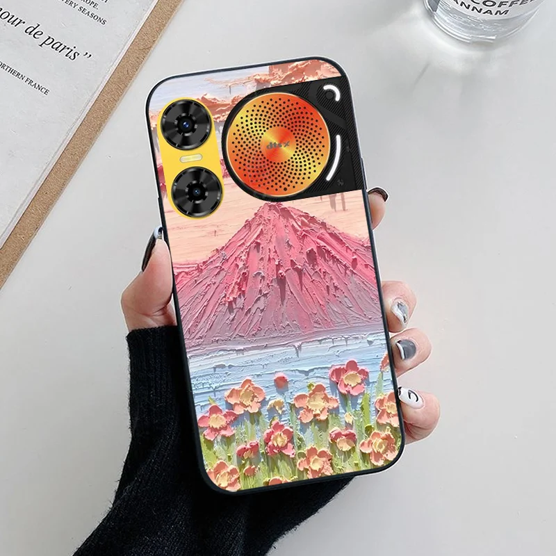 Fashionable Soft Silicone Back Case - Cute Design