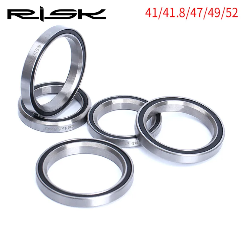 

Risk Bicycle General Headset Repair Bearings For 28.6/44/30mm Mountain Bike Steel Bearing 41/41.8/47/49/52mm Bearing Repair