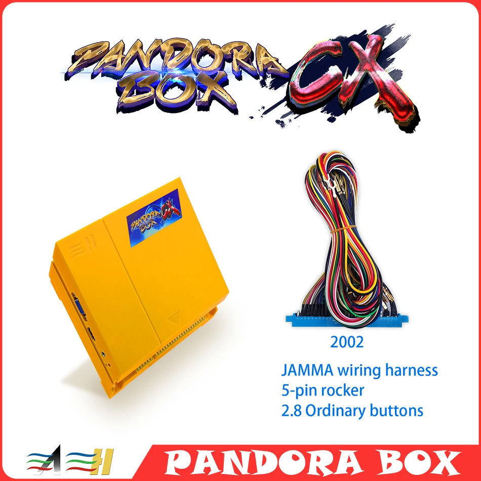 

A NEW Pandora Box CX Original 2800 in 1 JAMMA Arcade Game Console Joystick Cabinet Machine Mainboard HDMI VGA CRT Fighting Game