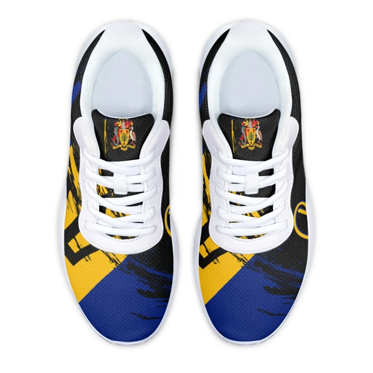 Republic of Barbados Print Women's Sneakers Wear-resistant Cozy Outdoor Running Shoes Lightweight Breathable Walking Shoe Adult