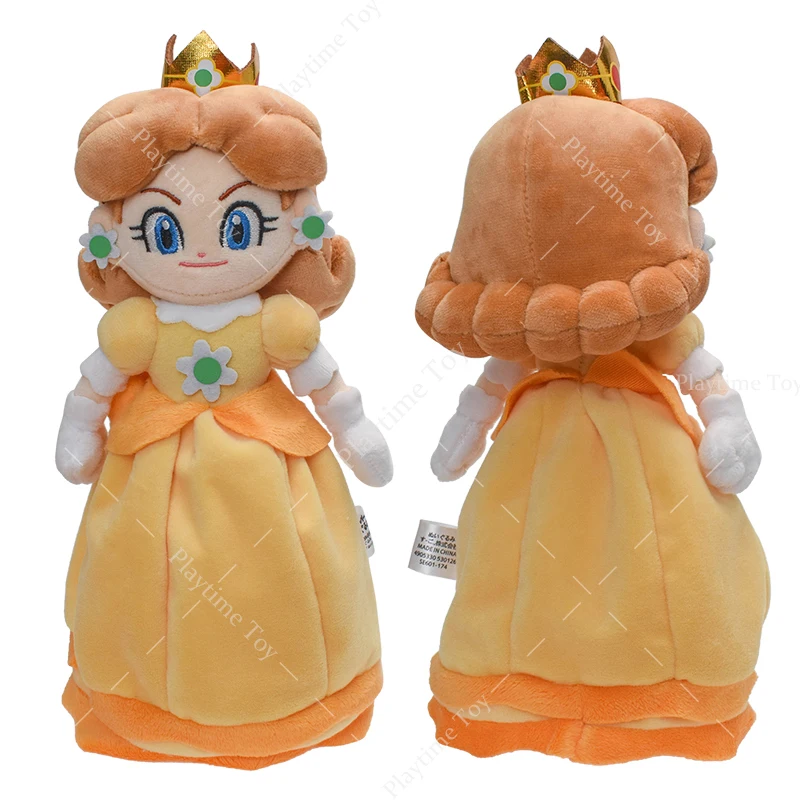 26CM Princess Peach Plush Toys Cartoon Anime Film Dolls Action Figure Soft Plush Doll Toy Model Gifts