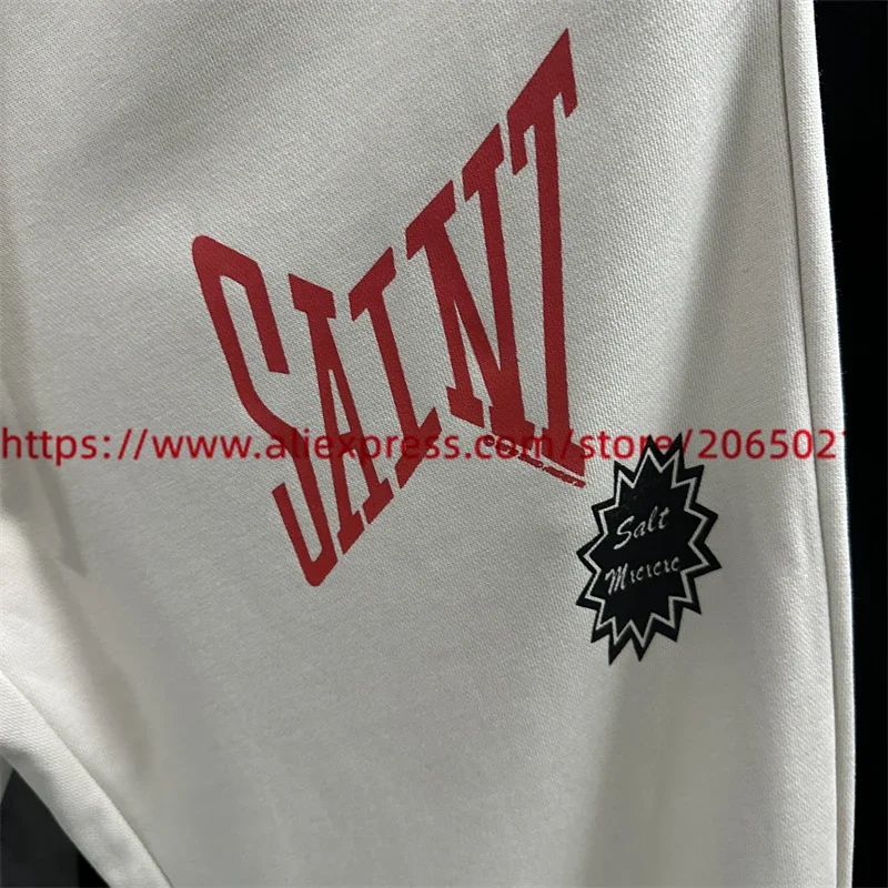 Description Picture 6 of itemSaint Michael Boxing Logo Print Sweatpants Men Women Jogger Drawstring Trousers Casual Pants