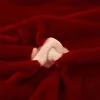 WOSTAR Winter warm coral fleece fitted sheet elastic mattress cover velvet bedspread single double bed linens bedding king size 2