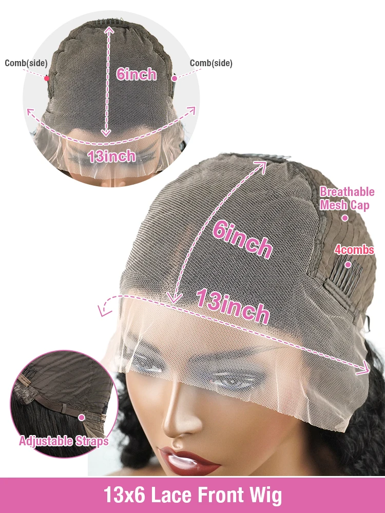 Human Hair Wigs Lace Front Wigs 13x4 13x6 Transparent Lace Frontal Straight 30 34 36 Inch For Women