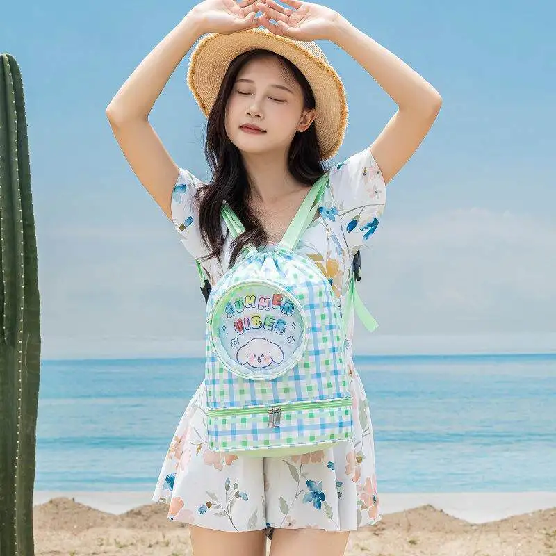 대용량 수영 가방 건식 및 습식 분리 여행 피트니스 가방 여행 및 피트니스 활동을 위한 방수 보관 가방