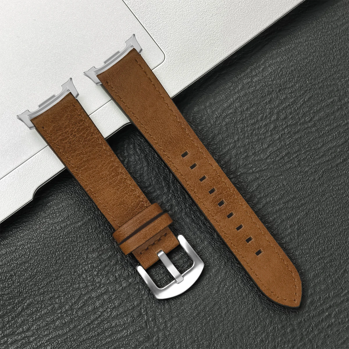 Premium Leather Strap - Quick Release Band for Watches, Classic Leather Bracelet Accessories