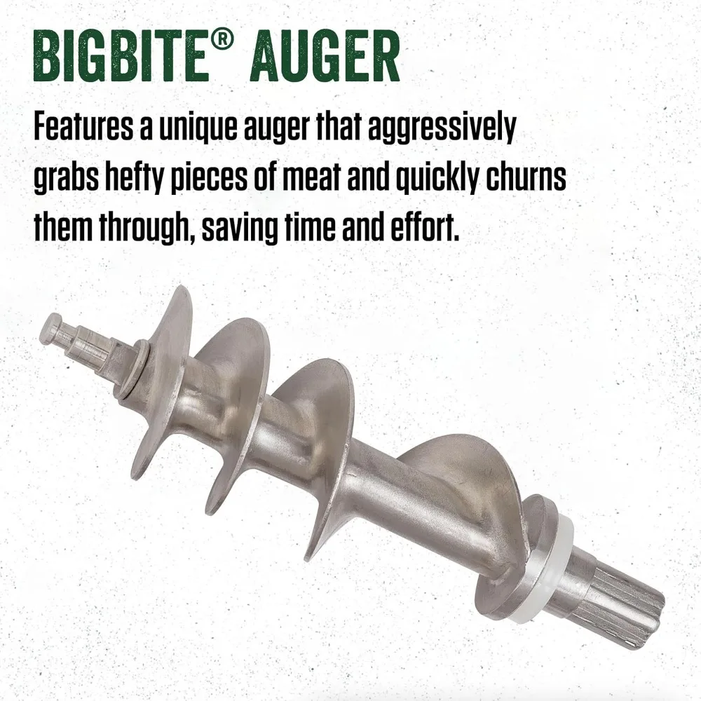Products BigBite #8 Meat Grinder, 0.50 HP Stainless Steel Electric Meat Grinder Machine, Ideal for Regular Use 3