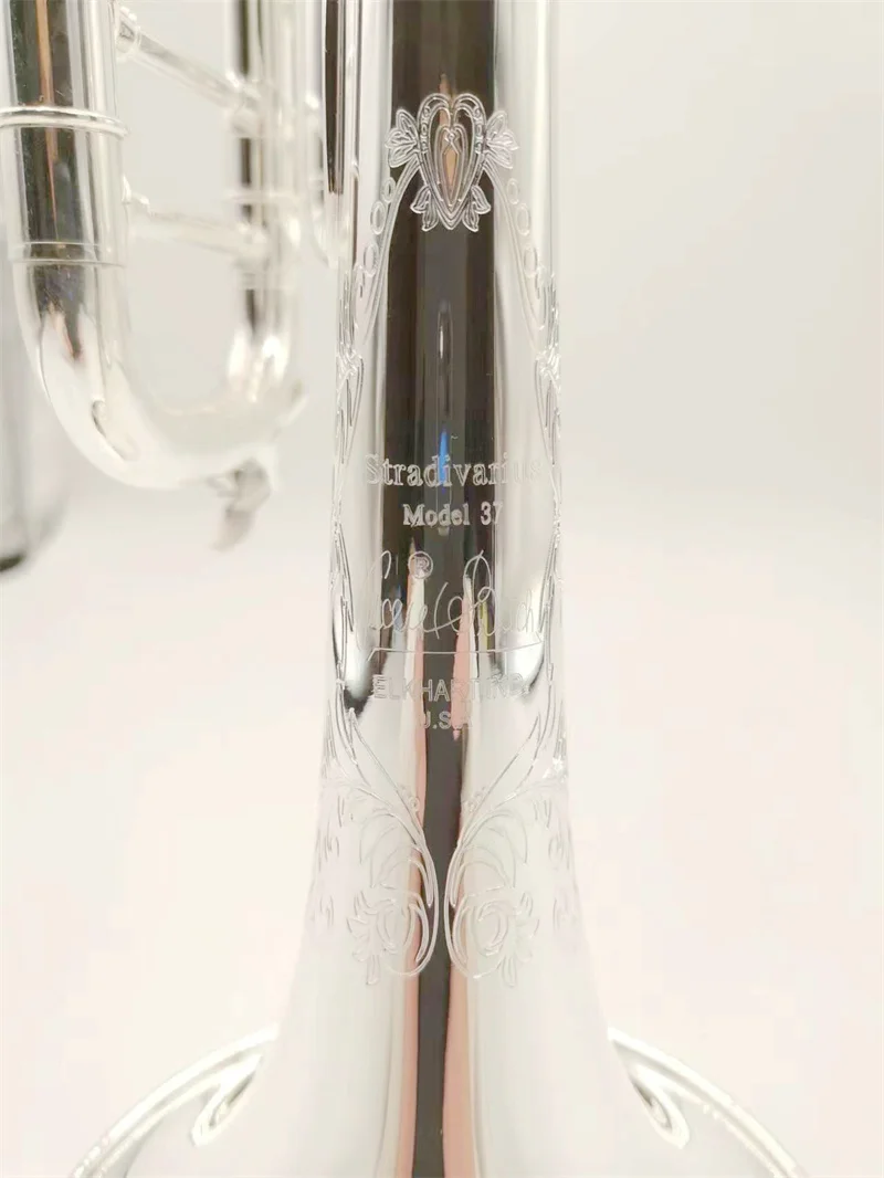 trumpet Stradivarius 37 Anniversary Silver Trumpet Pipe Flat Instrument Brass Strudents