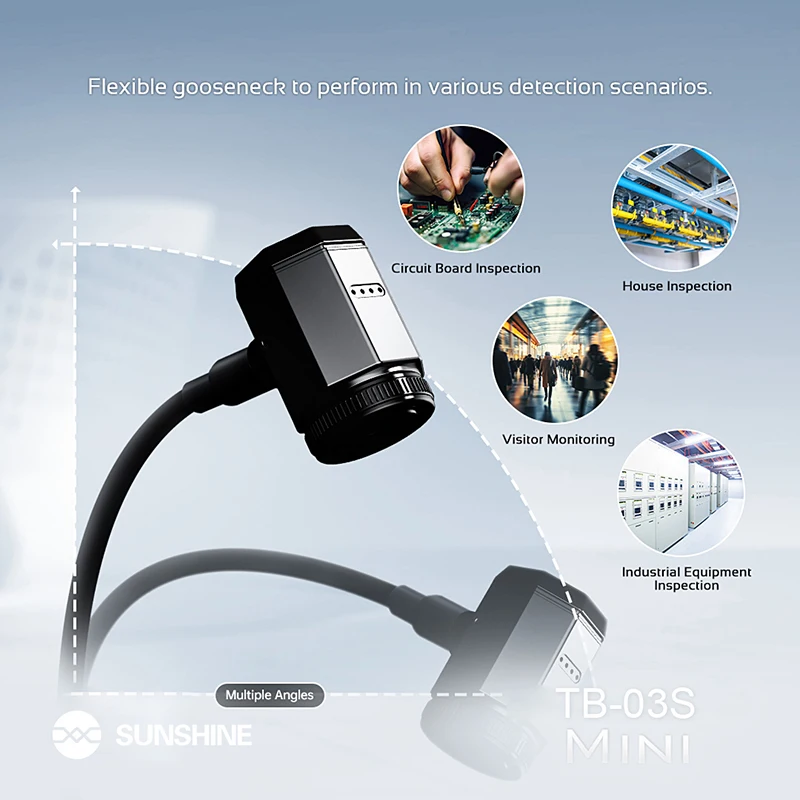 SUNSHIN TB-03SMINI TB-03S 적외선 급속 열화상 카메라, 고화질 열화상, 멀티 플랫폼 지지대