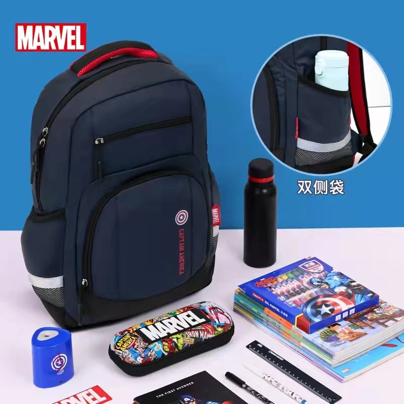 2022 Disney School Bags For Boys Primary Student Shoulder Orthopedic Backpack Large Capacity Light Grade 2-6 Mochilas