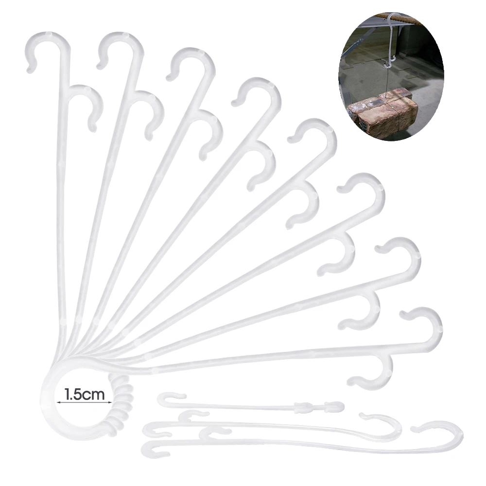 J Shaped Fruit Cherry Tomato Ear Hook Vegetable Plant Support Vines Fastener Clips Trellis Fixed Buckle Hook Garden Accessories
