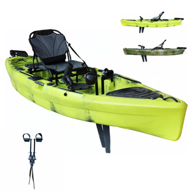 Sit on Top 11.6FT Fishing Kayak with Pedal Drive for Fishing