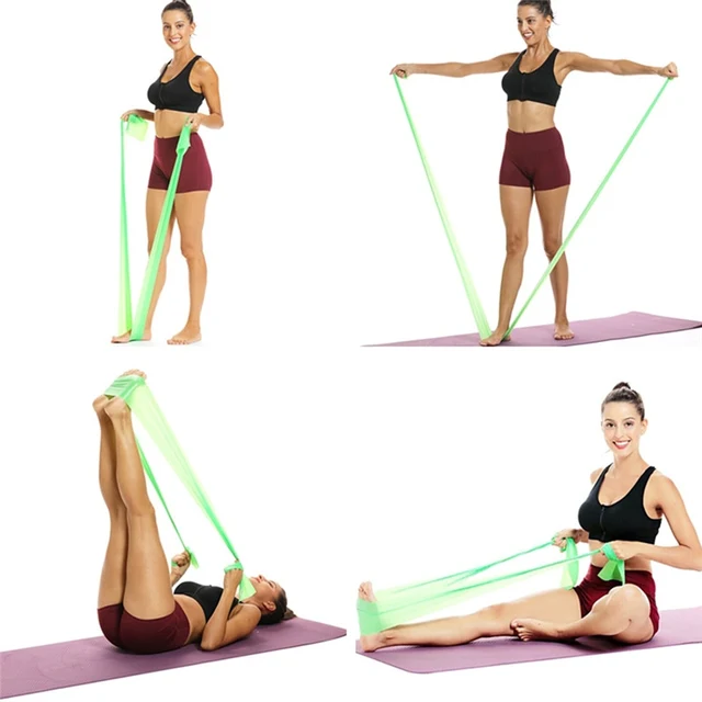 Home Workout Crossfit Rubber Pull Band forHom Yoga Pilates Stretch Resistance Band Elastic Exercise Fitness Assist Band Training 2