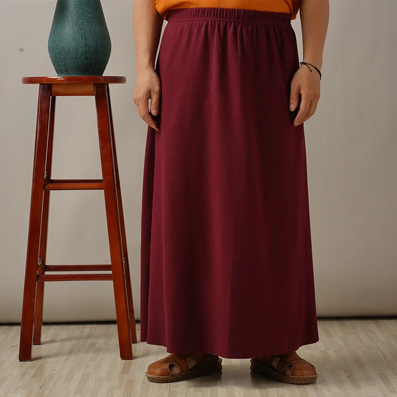 Lamaism Costume Tibetan Buddhism Costume Lama Monk Clothes Tantric Inheritance Guru Clothes Lama Clothing Inner Skirt