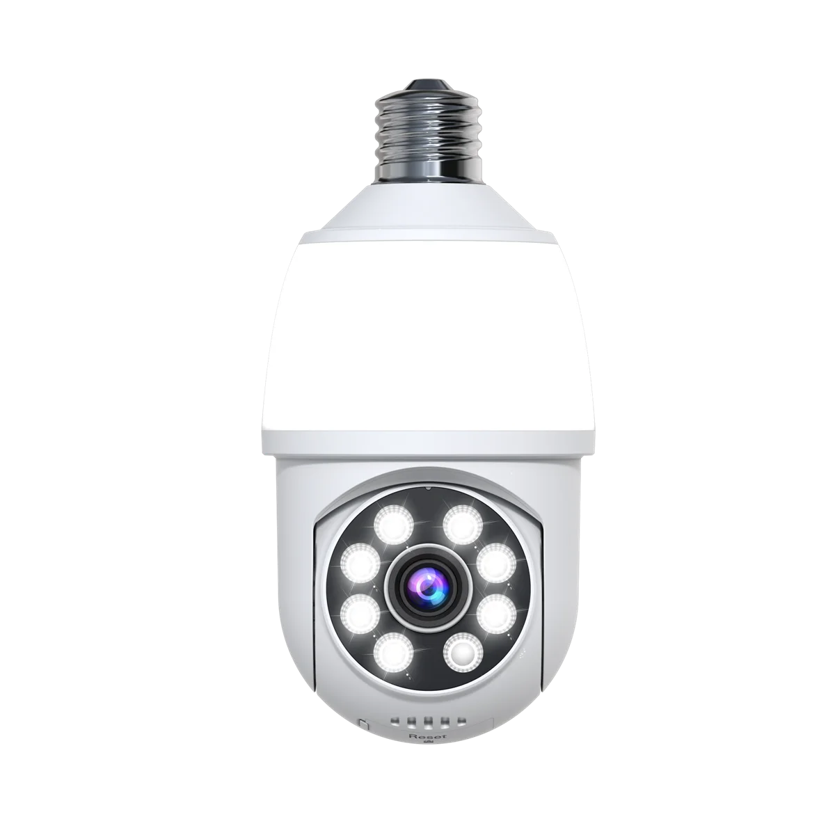 3MP 1296P iCsee APP Floodlight Full Color E27 Wireless PTZ IP Dome Camera AI Humanoid Detection Security CCTV Baby Monitor 1