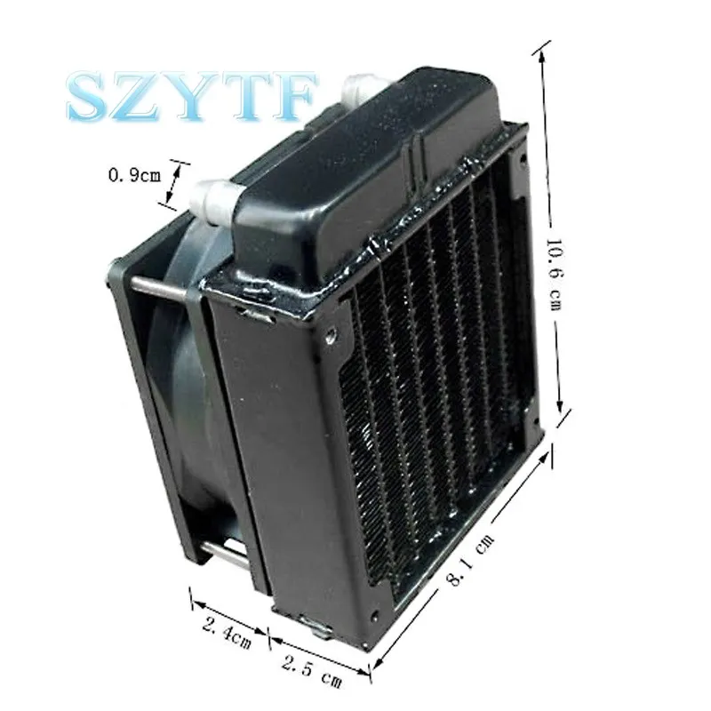 Ventilador do Radiador de Alumínio Incluído Refrigeração a Água Pcs 80 mm 8cm - Imagem 4
