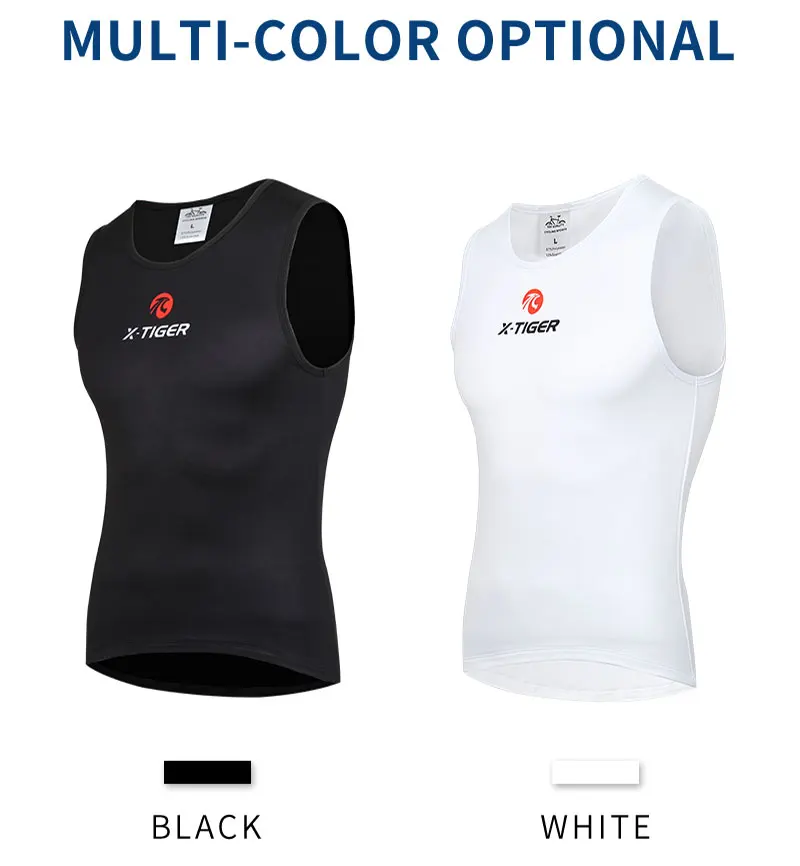 Description Picture 6 of itemX-TIGER Winter Cycling Base Layer Sleeveless Fleece Sports Bike Jerseys Shirt Warm Bike Underwear Bicycle Keep Warm