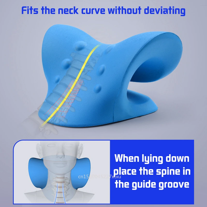 Neck Cloud Cervical Traction Device, Neck Stretcher For Pain Relief, No