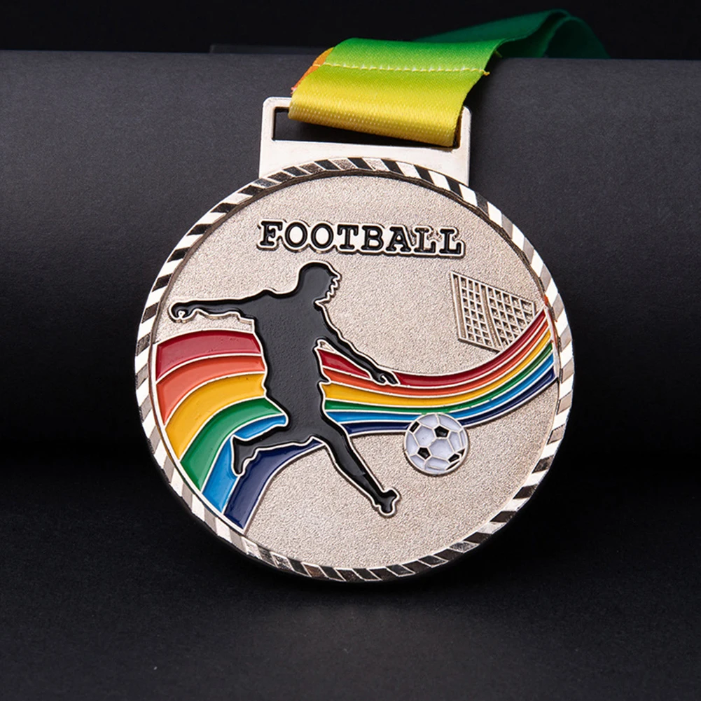 Soccer Medal Winner Golden Silver Copper Zinc Alloy award medals for Outdoor Football Games