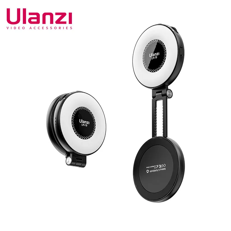 Ulanzi Lm19 Magsafe Light Selfie Light Portatile Per Iphone 13 14 15 Pro/Pro Max Fill Light Phone Stand Per Selfie Video Vlog