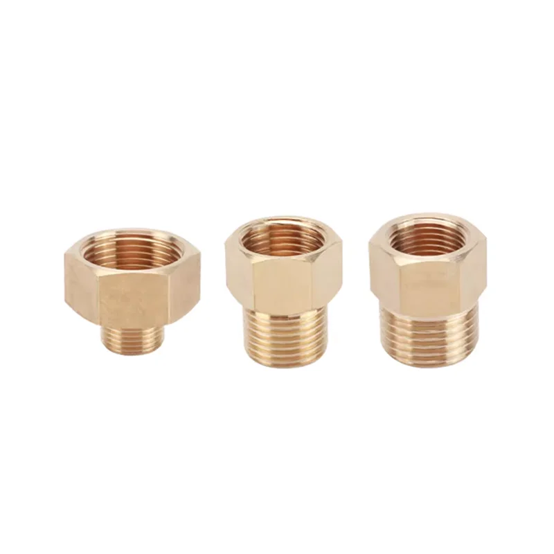 M4 M5 M6 M8 M10 M12 1/8 1/4 3/8 BSP vrouwelijk naar buitendraad messing pijpfitting adapter koppeling connector voor brandstof gas water (kleur: vrouw-mannelijke draad, maat: F M12x1-M BSP1I4