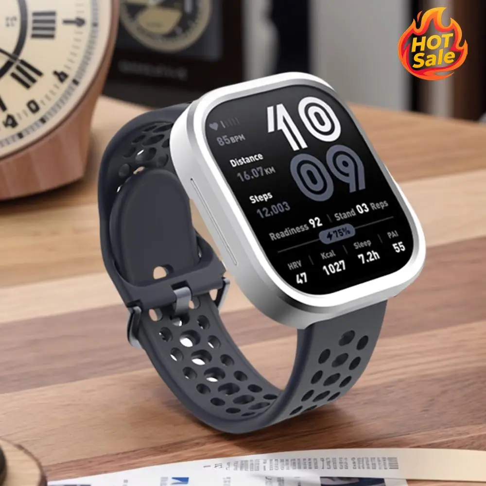 Amazfit Bip 6 Protective Metal Case - Anti-Scratch Thin Detachable Watch Cover Accessory