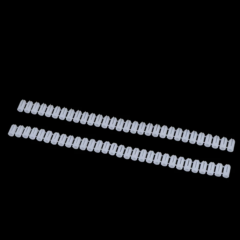 60Pcs M4 plastic Expansion Pipe Flat Head Self-Tapping Screw Nylon Tube bolt