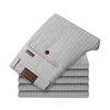 2024 Autumn New Men's Bamboo Fiber Casual Pants Classic Style Business Fashion Grey Stretch Cotton Trousers Male Brand Clothes 2