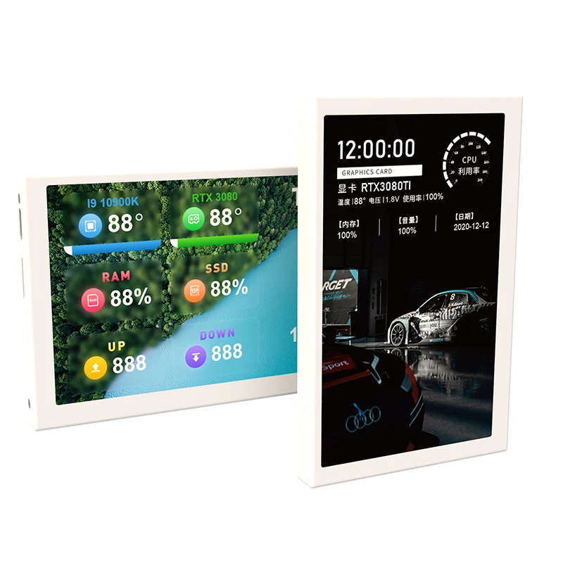 5 Inch USB-C Secondary Scree IPS 800x480 LCD Computer Hardware Monitor No Need A