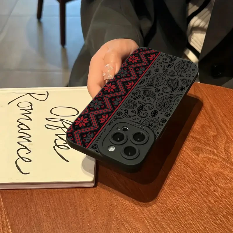 Vintage Totem Pattern Shockproof Soft Phone Case