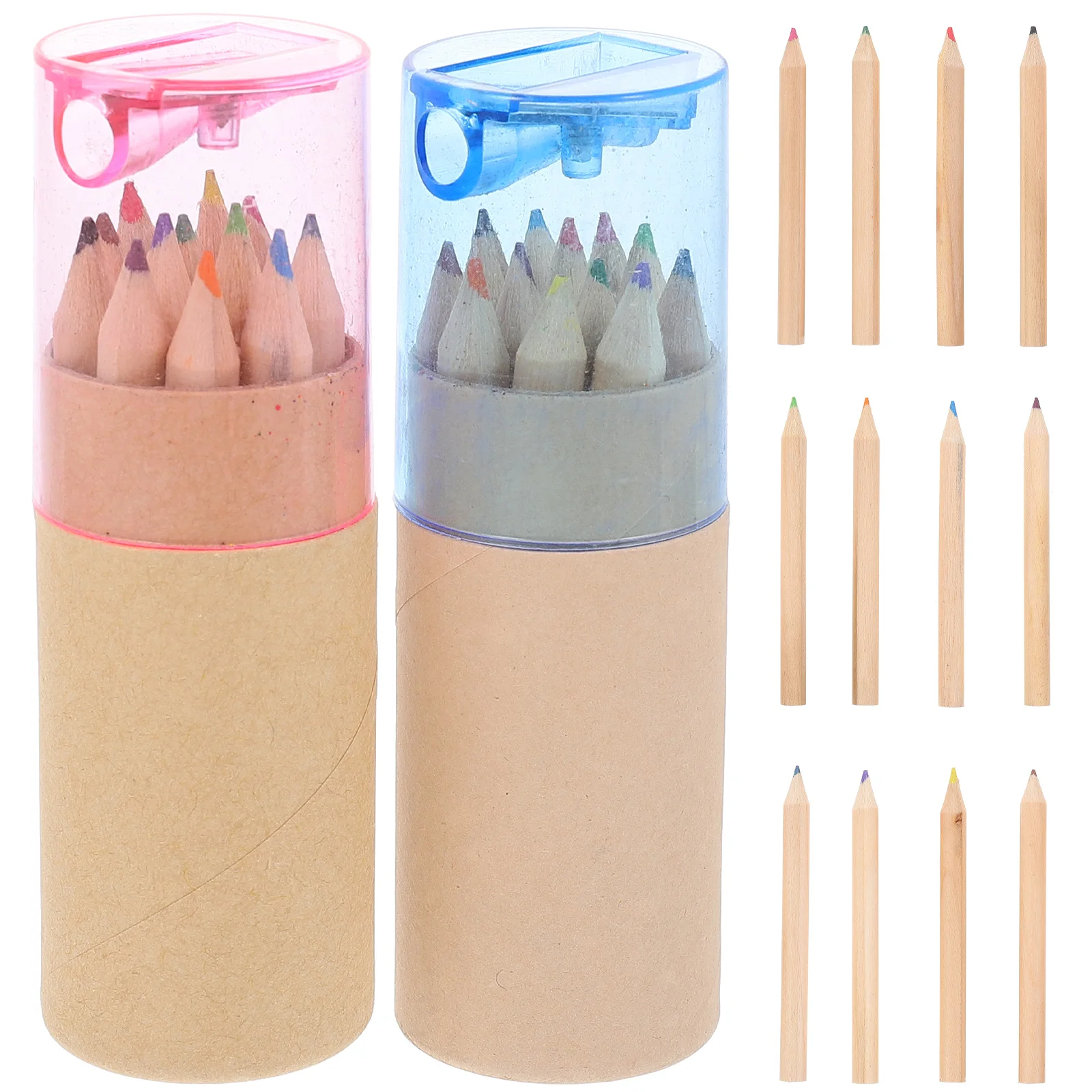 

24 Pcs Colored Color Pencils Watercolor Kids Artist Convenient Coloring Wooden Daily Child School Professional