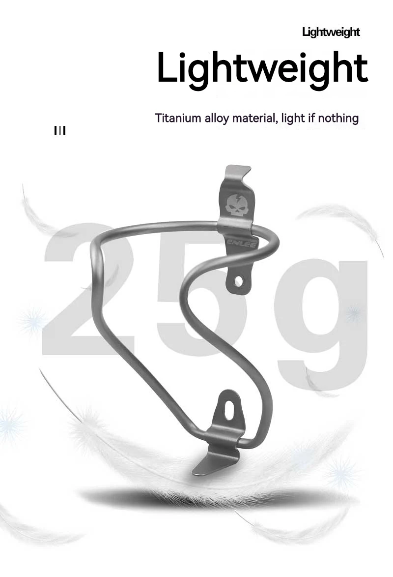 Description Picture 6 of itemENLEE Ultralight Titanium Alloy Bike Water Bottle Cage MTB/Road Bicycle Bottle Holder Bike Cycling Bottle Cage Bike Accessories