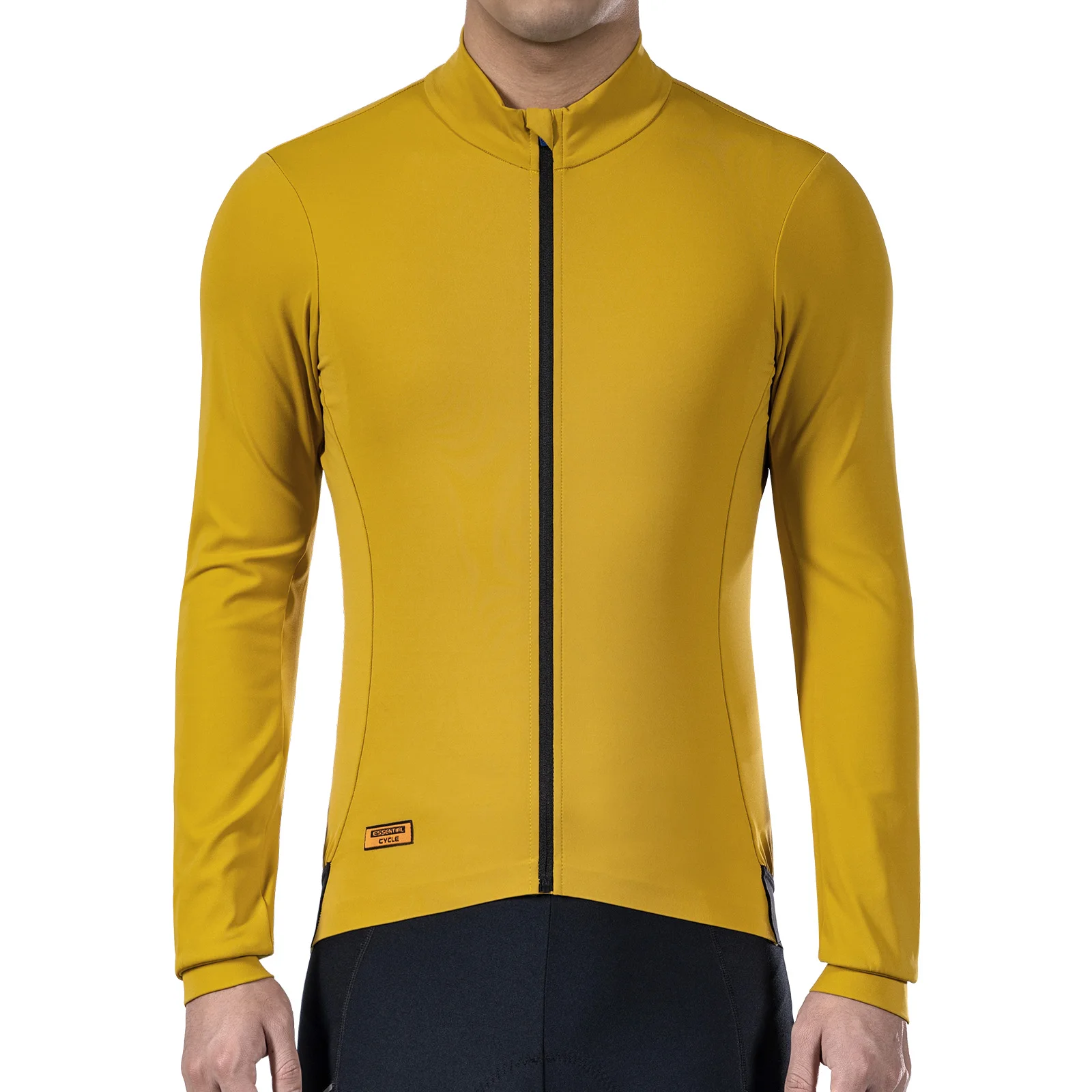 thumbnail image 1 of MY KILOMETRE Primavera Otoño 2023 Maillot de Ciclismo para Hombre Manga Larga Cremallera Completa Slim Fit Camisetas de Ciclismo Ropa de Ciclismo de Carretera, 1 of 5