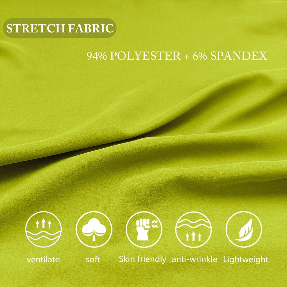 الزي الطبي للنساء بلوزات على شكل حرف v مستقيمة الس...