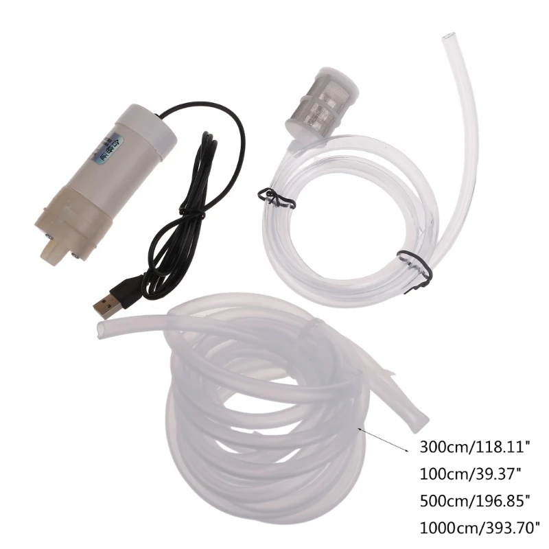 서있는 물 발코니 Waterlogging Fish Tank Water 배수를위한 USB 전원 공급 장치가있는 자체 프라이밍 워터 펌프