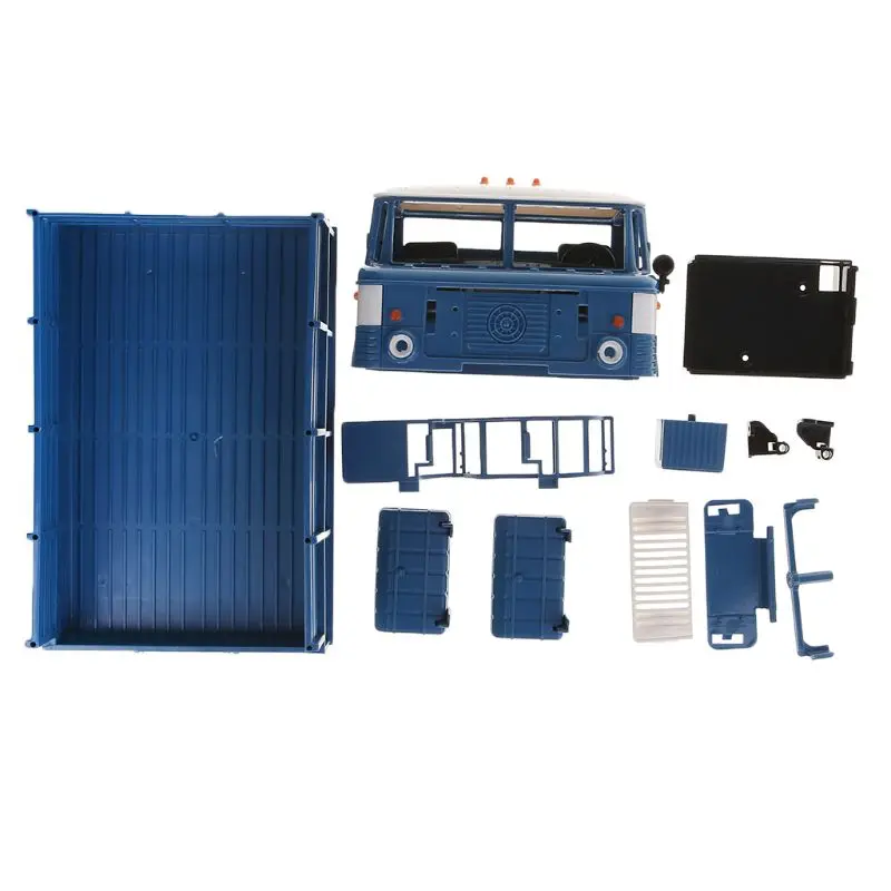 【Bestseller】 WPL B-24 KIT Remote Control Truck DIY Off-Road 4WD B24 RC Car 4 Wheel Buggy Drive Climb GAZ-66 Vehicle Gift Toy for Boy.