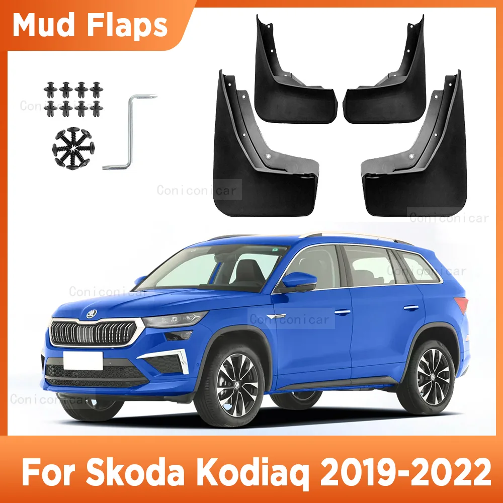 

4 шт., брызговики для Skoda Kodiaq GT 2019 2020 2021