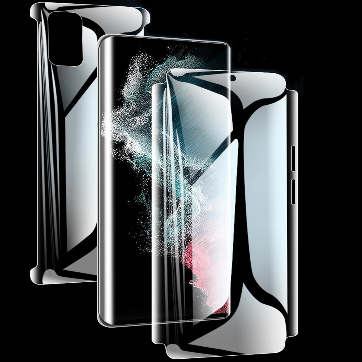 Samsung Galaxy Screen Gel Protector Full Body Cover Hydrogel Film