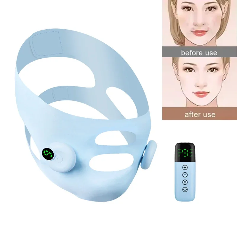 EMS Face Lifting Device Smart Pulse Face Shaping Beauty Instrument Facial Massager Face Slimming Double Chin Removal V Line Lift