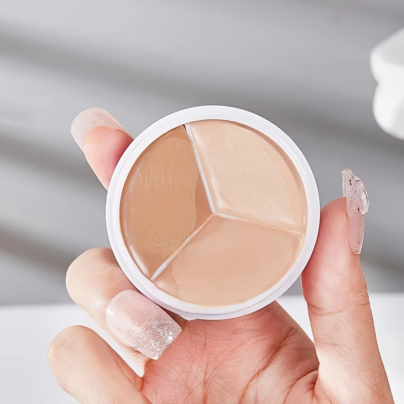 Concealer Palette 1pc 3-Color Face Makeup Concealer