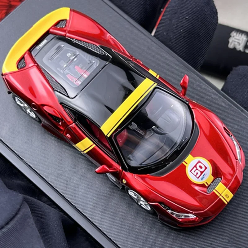 XF Model 1/64 Ferrari F8 Tributo Alloy Toy Motor Vehicle