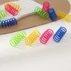 10Pcs Random Color Cat Spring Toys, Cat Spiral Springs for Indoor Cats, Colorful & Durable Plastic Spring Coils Attract to Swat, 3