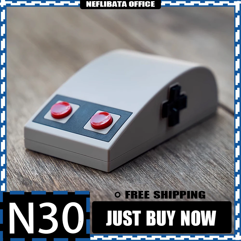 

Мышь компьютерная беспроводная 8bitdo N30, 2,4 ГГц, с длительным сроком службы батареи