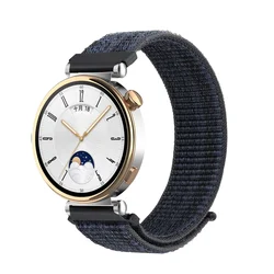 Versatile 18mm Nylon Watch Strap - Premium Band - 18mm (Black with blue)
