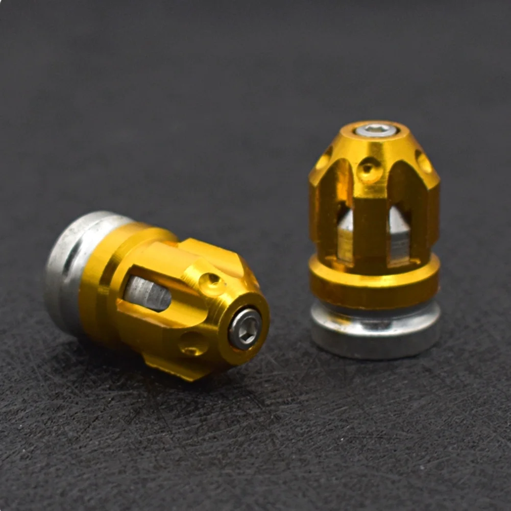 1 Pair Anti-Leak Aluminum Alloy Tire Valve Caps for Automobiles, Motorcycles, and Bicycles