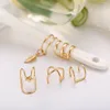 7Pcs/5Pcs Set Minimalist Ear Cuffs Tassel Earrings for Women Cuff Ear Clips Earring Climbers Earcuffs Fake Studs Stud Earring 5